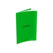 CONQUERANT Classique - Notitieboek - 240 x 320 mm - 48 vellen / 96 pagina's - Seyès - groen - polypropyleen (PP)