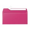 Pollen - Enveloppe - International DL (110 x 220 mm) - portefeuille - open zijkant - zelfklevend - afdrukbaar - framboos roze - pak van 20