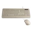 MCL - toetsenbord en muis set - bioplastic - AZERTY - Frans - terrazzo beige