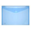 FolderSys - documentportefeuille - A4 - voor 100 vellen - blauw, transparant