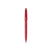 Pentel Sign Pen touch - Borstelpen - rood - inkt op waterbasis