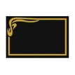 BEQUET krijtbord - 60 x 40 mm - gouden rand, black background (pak van 50)
