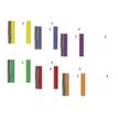 ELVE - 10 Blocs vendeurs de 100 tickets - 60 x 135 mm - numéroté - couleurs assorties