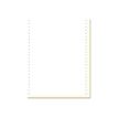 Exacompta - Papier listing blanc/jaune - 1000 feuilles 240 mm x 12