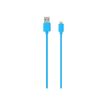 JAYM POP Collection - Câcle USB vers Lightning - 1.5 m - bleu