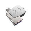 EMTEC T250C Mobile & Go - USB-flashstation - 32 GB - USB 3.0 / USB-C