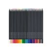 Faber-Castell Black Edition - 24 crayons de couleur - couleurs assorties