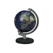 Sign Lumineux globe - 130 mm (diameter) - kaart met meerkleurige landen op blauwe achtergrond