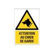 Pickup - Panneau Attention aux chiens  - 230 x 330 mm