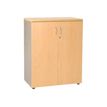 Burocean PRO - Keukenkast - 2 planken - 2 deuren - aluminium, wenge