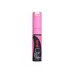 Uni Chalk PWE-8K - Marker - niet permanent - fluorescerend roze - pigmentinkt op waterbasis - 8 mm - groot