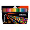 BIC Color UP! Intensity - pen met vezelpunt - verschillende kleuren (pak van 24)