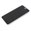 Muvit Folio - Flip cover voor mobiele telefoon - polycarbonaat, PU synthetisch leer - zwart - voor Samsung Galaxy A5 (2016)
