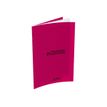 CONQUERANT Classique - Notitieboek - geniet - 170 x 220 mm - 48 vellen / 96 pagina's - Seyès - roze - polypropyleen (PP)