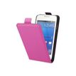 Muvit Slim S Case - Protection à rabat pour Samsung Galaxy Trend 2 Lite - rose