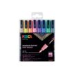 Uni POSCA PC-3M - Marker - permanent - verschillende kleuren - pigmentinkt op waterbasis - 0.9-1.3 mm - fijn - pak van 8