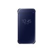 Samsung Clear View Cover EF-ZG920B - Protection à rabat pour GALAXY S6 - noir