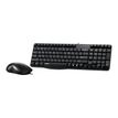 Rapoo N1850 - toetsenbord en muis set - Frans - zwart