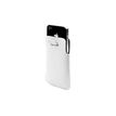 Muvit Slim - Etui voor mobiele telefoon - wit - voor Apple iPhone 5, 5s