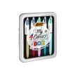 BIC MY 4 COULEURS BOX - Pack de 5 stylos à bille 4 couleurs - couleurs assorties