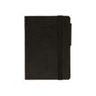 Legami My Notebook - Carnet de notes à élastique - 9,5 x 13,5 cm - ligné - noir