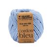 Graine Creative - fil de coton câblé pour macramé - 25mm x 80m - bleu ciel