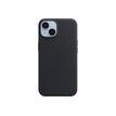 Apple - coque de protection en cuir avec MagSafe pour iPhone 14 - noir