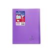 Clairefontaine Koverbook - Cahier polypro 24 x 32 cm - 48 pages - grands carreaux (Seyes) - violet