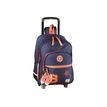 BENSIMON Patch - Rolling case / schoolbag - 600D polyester - paars