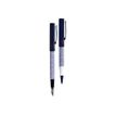 Vuarnet Aspen Stripes - Parure de stylo à bille et stylo plume - noir et blanc