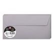 Pollen - Enveloppe - International DL (110 x 220 mm) - portefeuille - open zijkant - zelfklevend - afdrukbaar - koalagrijs - pak van 20
