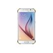 Samsung Clear Cover EF-QG920B - Achterzijde behuizing voor mobiele telefoon - goud - voor Galaxy S6