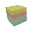 ELVE - Bloc Cube encollé - 90 x 90 mm - 4 couleurs