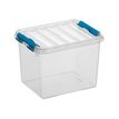 Sunware Q-line - Boîte d'archive - 3 litres - bleu/transparent