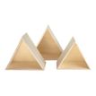 Graine Creative - lot de 3 étagères triangulaires en bois