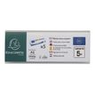 Exacompta Office Presentation kaarthouder - voor 210 x 75 mm - dubbelzijdig - transparant (pak van 5)