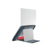 4002432129362-Leitz Ergo Cosy - Support pour ordinateur portable jusqu'à 17" - gris velours-Arrière-2