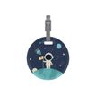Color Pop - bagage tag - 7.5 cm diameter - astronaut