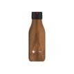 Les Artistes Paris - Gourde Bouteille isotherme 280 ml - bois - acier inoxydable