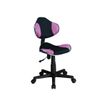 OfficePro ADEl - stoel - hout, polyester gaas - roze