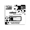 GOODRAM Colour - USB-flashstation - 8 GB - USB 2.0 - zwart/wit