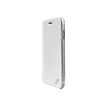 X-Doria Engage - Flip cover voor mobiele telefoon - polycarbonaat, leerachtig - crème - voor Apple iPhone 6
