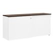 Gautier office YES! - Sideboard - 2 planken - 2 deuren - onderdeelplank - wit, royal oak
