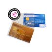 Color Pop - Étui rigide pour carte de crédit - anti-RFID - PVC - transparent