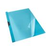 Esselte Vivida - clipmap - voor A4 -capaciteit: 25 vellen - blauw met transparante voorkant