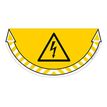 CEP Take Care - Sticker de signalisation : danger électrique - jaune