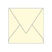 Pollen - Enveloppe - 140 x 140 mm - puntig - open zijkant - afdrukbaar - crème - pak van 20