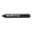 Pentel PEN N50 - Marqueur permanent rétractable - pointe ogive - noir