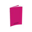 Conquérant Classique - Cahier polypro A4 (21x29,7cm) - 96 pages - grands carreaux (Seyes) - rose