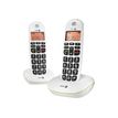 DORO PhoneEasy 100W Duo - snoerloze telefoon met nummerherkenning + extra handset